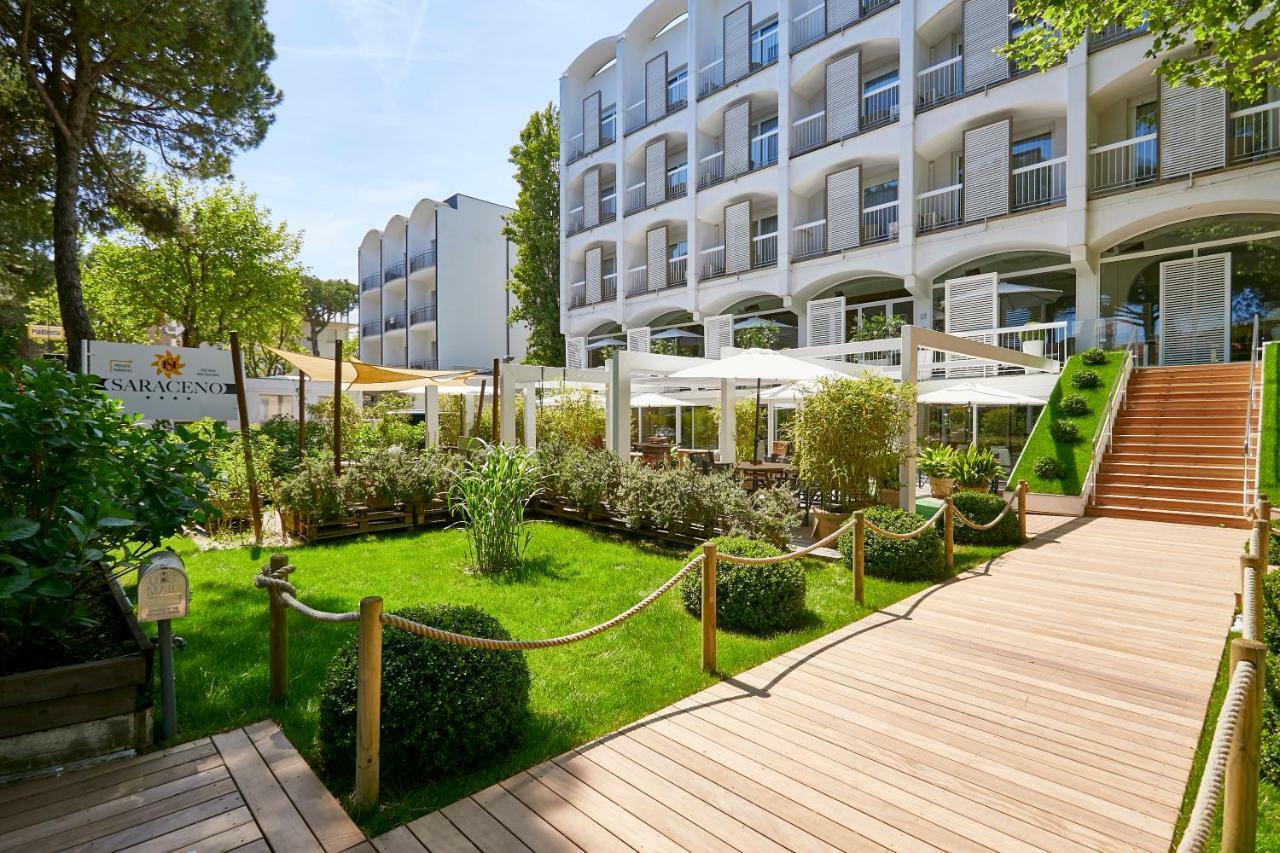 Hotel Saraceno Resort With Private Beach Milano Marittima Exterior foto